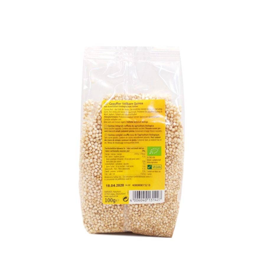 Quinoa (gepufft) online kaufen & bestellen » Bio Grauer Shop