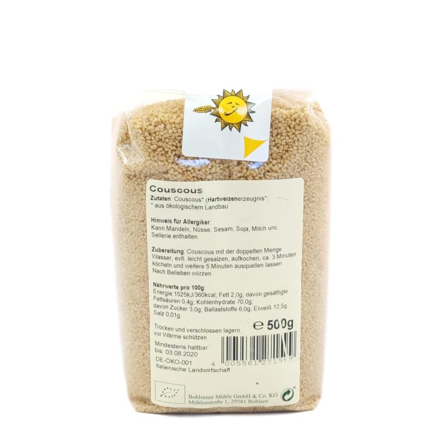 Couscous online kaufen & bestellen » Bio Grauer Shop